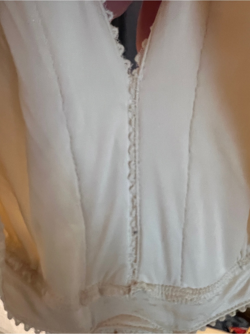 Torrid Festi Ivory Lace Maxi Dress with Sheer Long Sleeves SIZE 1 NWOT - Picture 7 of 9